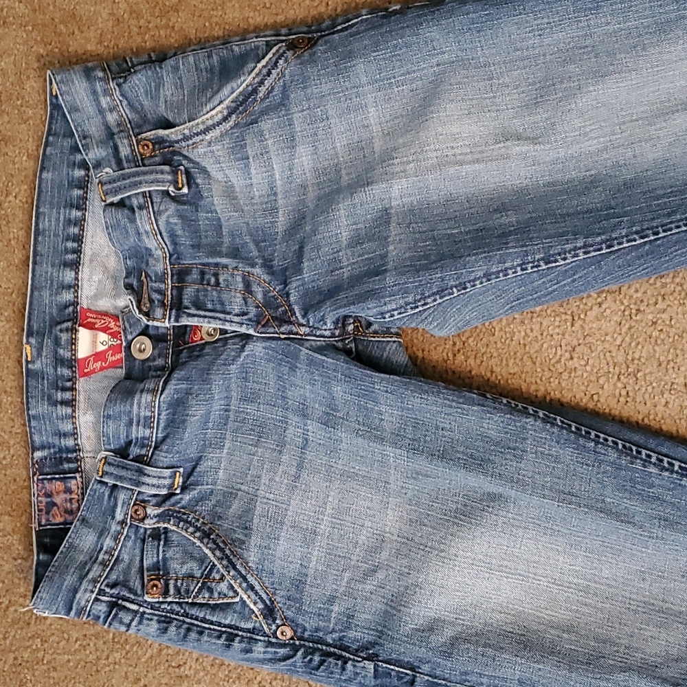 Lucky Brand lil Maggie size 28/6 bootcut button fly jeans.